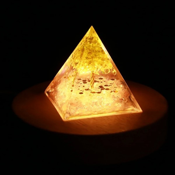 Pyramide pour Méditation Chakra Reiki, Pierre de Clip|1,98 €|OKKO MODE