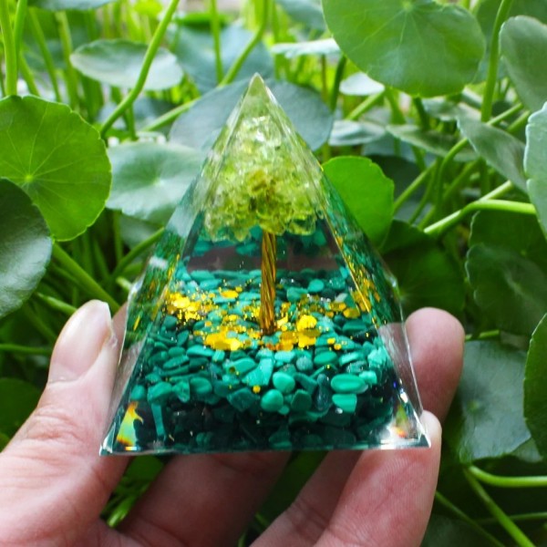 Pyramide d'orgone Arbre de Vie - Méditation, Protection EMF|2,00 €|OKKO MODE