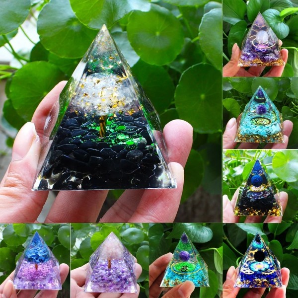 Pyramide d'orgone Arbre de Vie - Méditation, Protection EMF|2,00 €|OKKO MODE