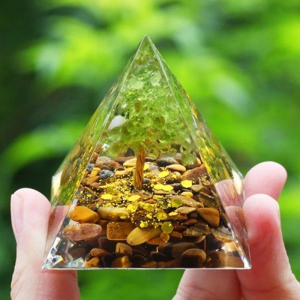 Pyramide Orgonite Arbre de Vie Clip Naturel Yst Landfall|2,40 €|OKKO MODE