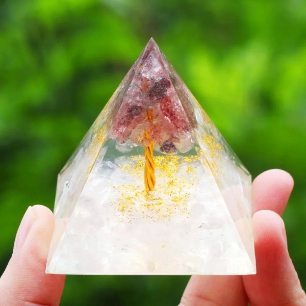 Pyramide Orgonite Arbre de Vie Clip Naturel Yst Landfall|2,40 €|OKKO MODE