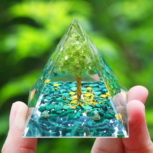 Pyramide Orgonite Arbre de Vie Clip Naturel Yst Landfall|2,40 €|OKKO MODE