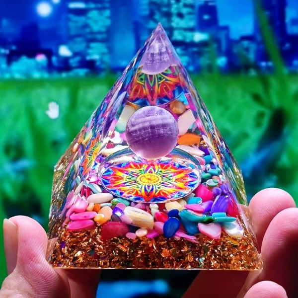 Pyramide d'Orgone Générateur de Massage et Pierre de Clip Guérison|1,98 €|OKKO MODE