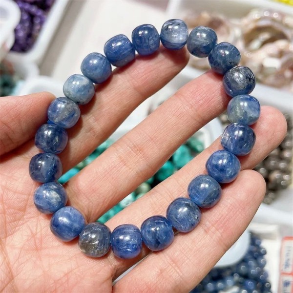 Bracelet en kyanite naturelle personnalisé pour hommes et femmes, bijoux en pierres précieuses|26,09 €|OKKO MODE