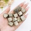 Cube de pyrite irrégulier brut, calcopyrite naturelle haute densité|8,09 €|OKKO MODE