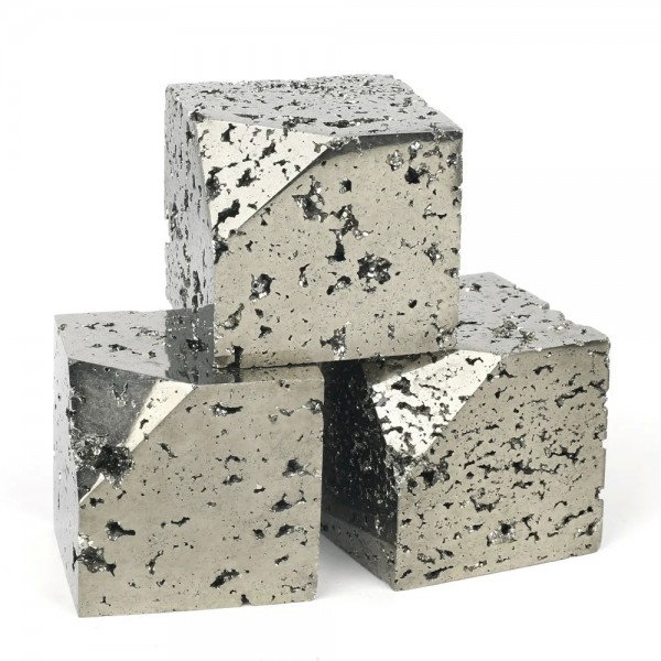 Pépite en Pyrite naturelles Cube, énergie guérison minéraux spécimen décoration|170,99 €|OKKO MODE