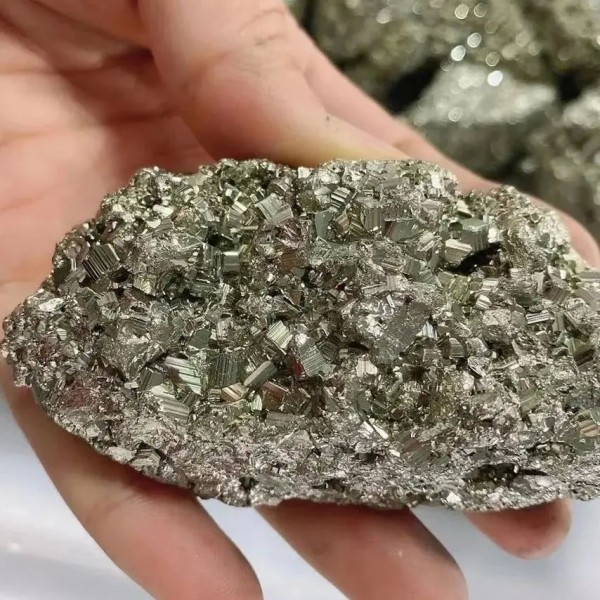 Clip de Pyrite Naturel Haute Qualité, Pierre Irrégulière pour Massage et Décoration Maison (Vente en Gros)|2,80 €|OKKO MODE