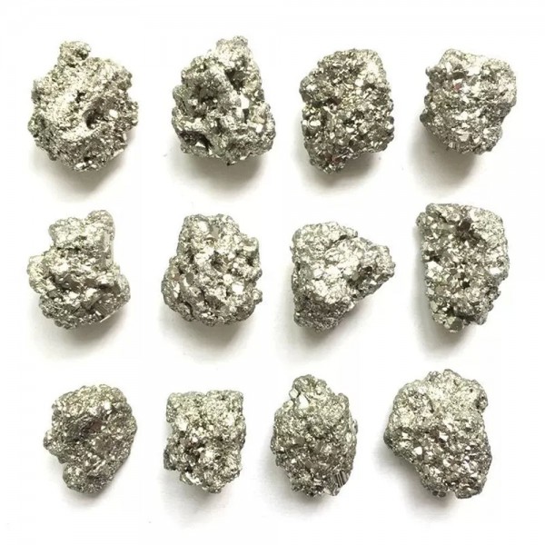 Clip de Pyrite Naturel Haute Qualité, Pierre Irrégulière pour Massage et Décoration Maison (Vente en Gros)|2,80 €|OKKO MODE