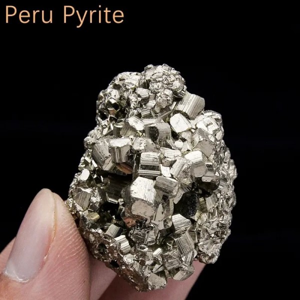 Pierres de Pyrite Naturelles du Pérou, Clip Haute Qualité, Cube Grappe Massage Déco Maison|1,96 €|OKKO MODE