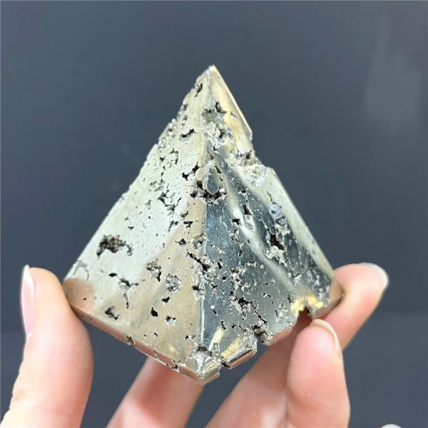 Cristaux de roche en Pyrite de fer naturelle, pyramide Drusy, Quartz - spécimen spirituel|39,59 €|OKKO MODE