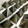 Pyramide en Pyrite de Quartz naturelle sculptée, ornement minéral décoratif|33,29 €|OKKO MODE