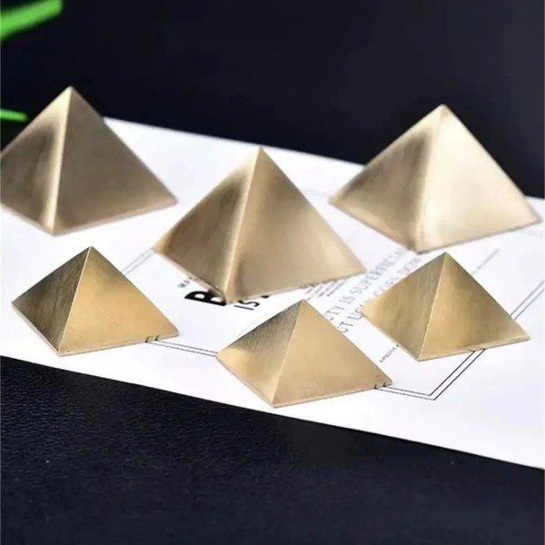 Pyramide de Pyrite Naturelle, Pierre Brute pour Massage et Décoration Maison|13,49 €|OKKO MODE