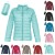 Doudoune courte à capuche en duvet de canard blanc pour femme, manteau chaud hiver | 30,22 $ | OKKO MODE
