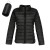 Parka légère en duvet pour femme, manteau monochrome col montant | €26.09 | OKKO MODE