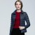 Parka légère en duvet pour femme, manteau monochrome col montant | €26.09 | OKKO MODE
