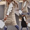 Parkas longues à capuche pour femmes, manteau en fibre avec poches|22,49 €|OKKO MODE