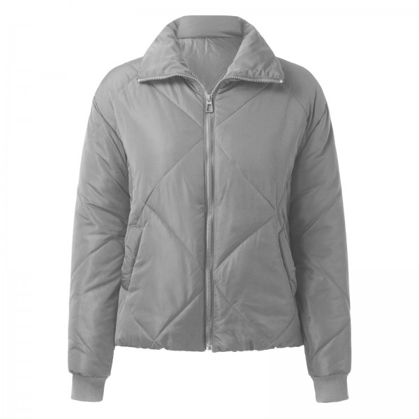 Pardessus Bombardier à Manches pour Femme, Veste Fermeture Éclair Col Rabattu Mignons|23,99 €|OKKO MODE