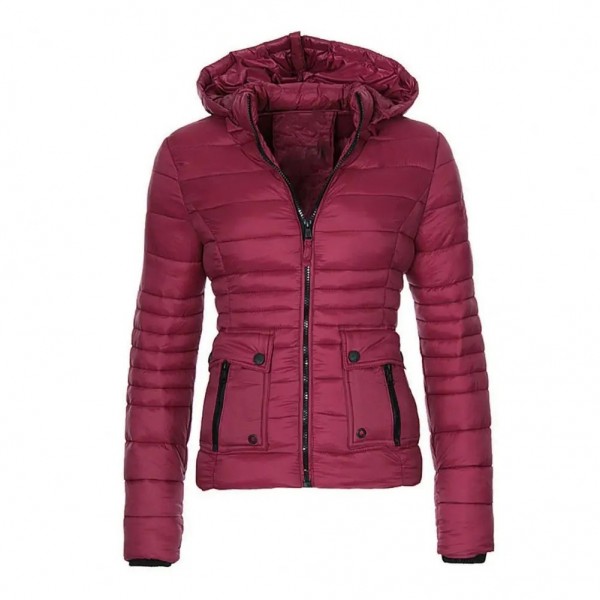 Parka rembourrée en coton 2023 pour femme, veste d'hiver longue et chaude|16,91 €|OKKO MODE