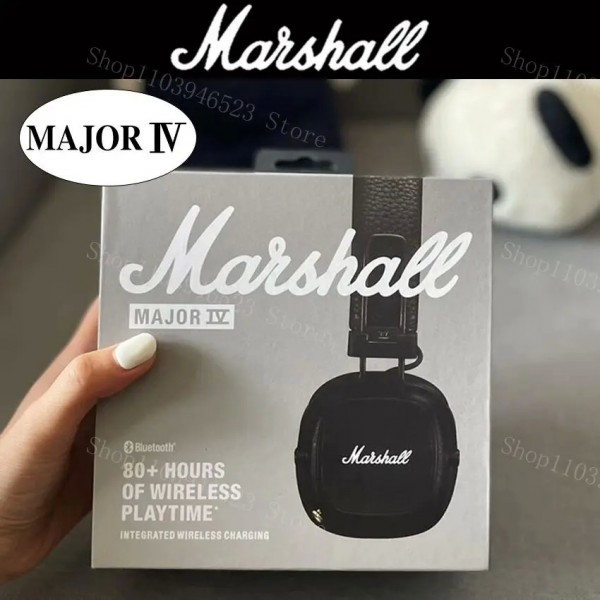 Marshall-Casque Bluetooth Major IV 4, basses profondes, design ergonomique, 80 + heures de lecture, écouteur pliable|53,09 €|OKKO MODE