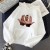 Sweat à capuche JUL pour femme, sweat-shirt gothique, survêtement Marseille, chemise à capuche Smile blanc coloré | 12,67 $ | OKKO MODE