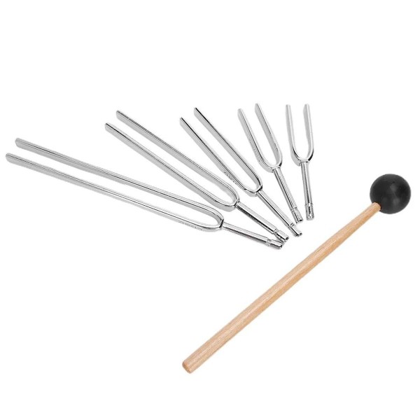 Ensemble d'outils de guérison sonore de diapason en alliage d'aluminium, 128HZ, 256HZ, 512HZ, 1024HZ, 2048HZ|8,00 €|OKKO MODE