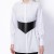 Ceinture Large en Cuir Noir pour Femme, Style Corset Punk et Streetwear | 2,17 $ | OKKO MODE