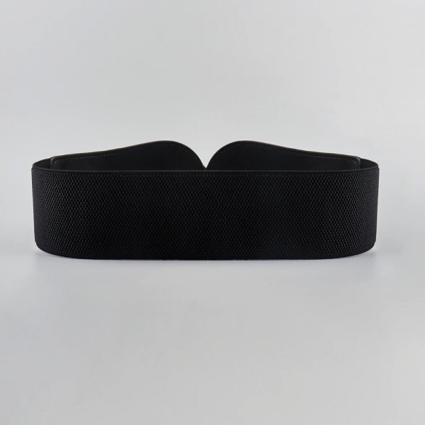 Ceinture large élastique en cuir pour femme, boucle ardillon sauvage, mode vintage luxe|3,59 €|OKKO MODE