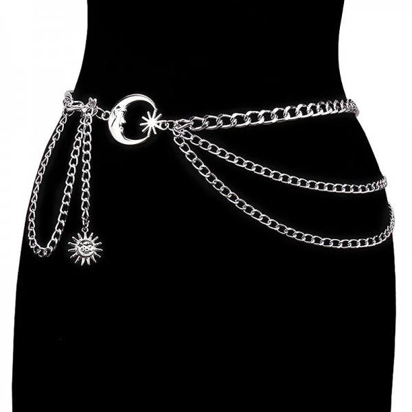Taille Gürtel gold und silber für Damen, schickes Accessoire für elegante Röcke.