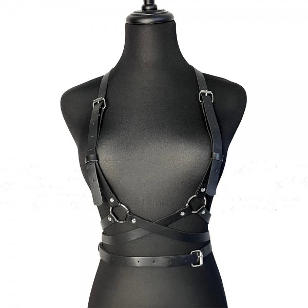 Ceinture Sangles de taille en cuir PU pour femmes et filles, ceinture corset, haut de bondage corp|4,49 €|OKKO MODE