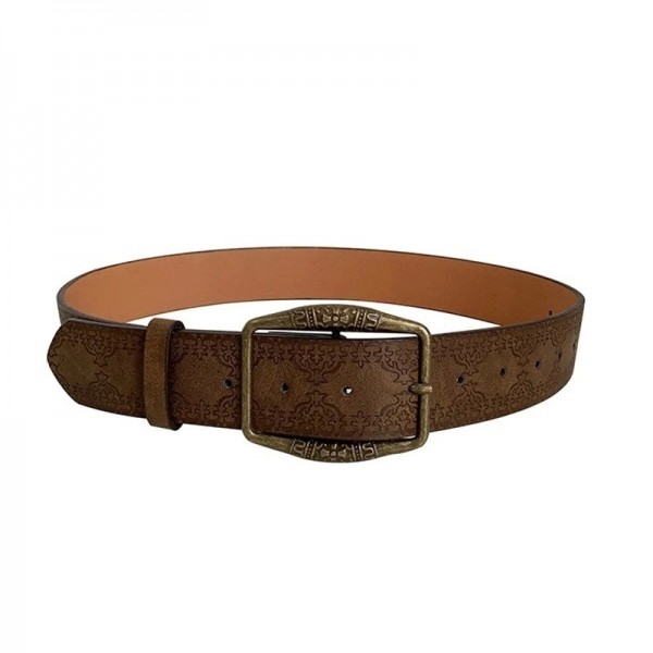 Ceinture rétro américaine pour femme, coréenne polyvalente jeans marron mode 2024|4,49 €|OKKO MODE