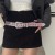 Ceinture en cuir PU cloutée pleine biscuits pour femme | 2,14 $ | OKKO MODE