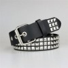 Ceinture idale en métal pour hommes et femmes, perle carrée, rivet punk Y2K designer.|4,94 €|OKKO MODE