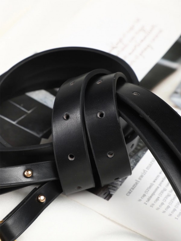 Ceinture de costume pour femme avec large ceinture et grande décoration de boutons en fer à cheval|1,98 €|OKKO MODE