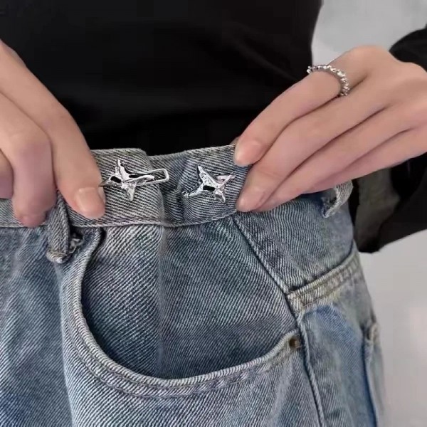 Outil de Serrage en Forme d'Étoile 4 Branches, Jeans Réglables à la Mode|1,79 €|OKKO MODE