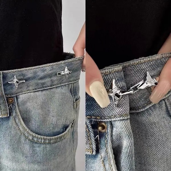 Outil de Serrage en Forme d'Étoile 4 Branches, Jeans Réglables à la Mode|1,79 €|OKKO MODE