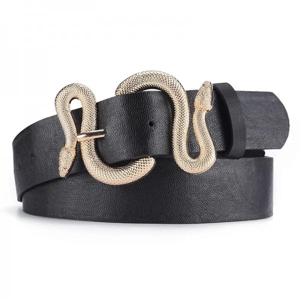 Ceinture en cuir PU pour femme avec robe, ceinture de salle rétro fenêtre mode dé|2,00 €|OKKO MODE