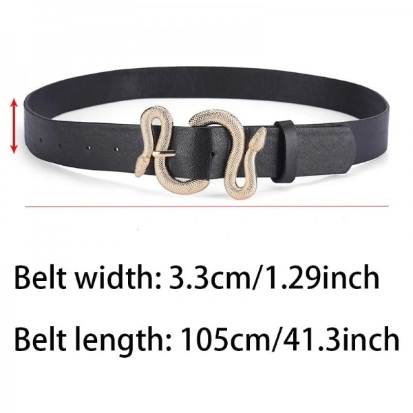 Ceinture en cuir PU pour femme avec robe, ceinture de salle rétro fenêtre mode dé|2,00 €|OKKO MODE