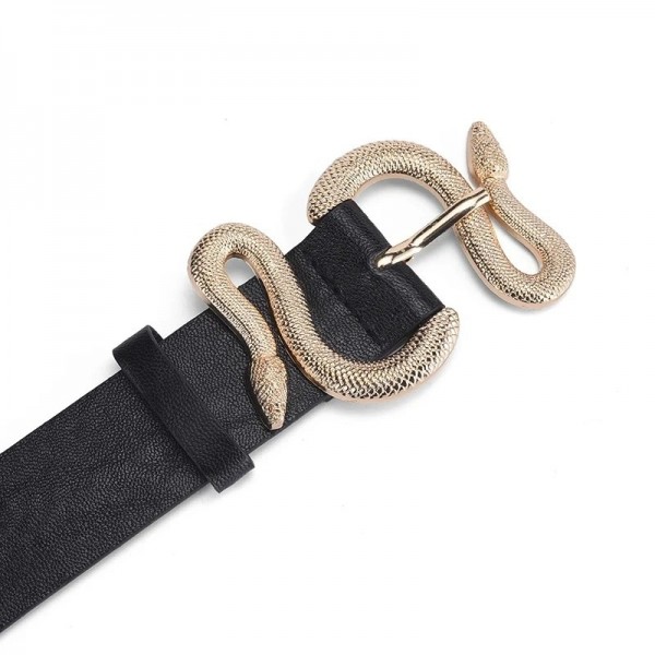 Ceinture en cuir PU pour femme avec robe, ceinture de salle rétro fenêtre mode dé|2,00 €|OKKO MODE