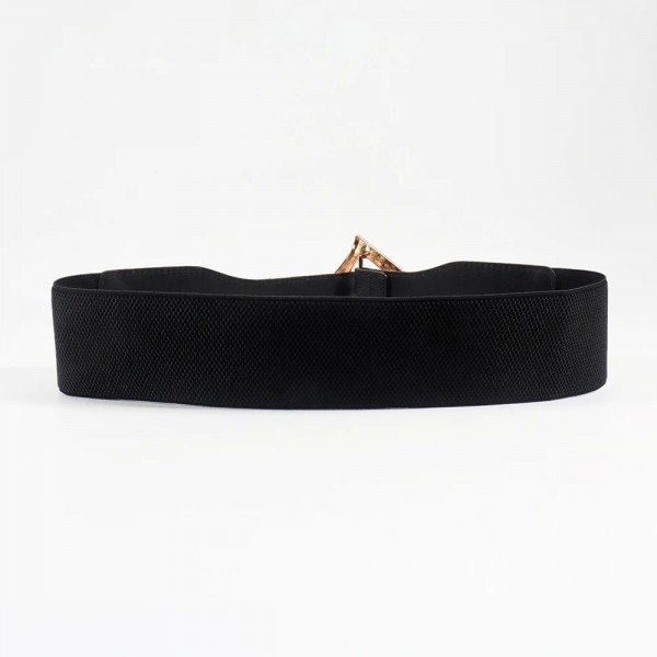 Ceinture à boucle ardillon d'amour en métal exagérée pour femme, robe ornée audiwrap amincissante|2,00 €|OKKO MODE