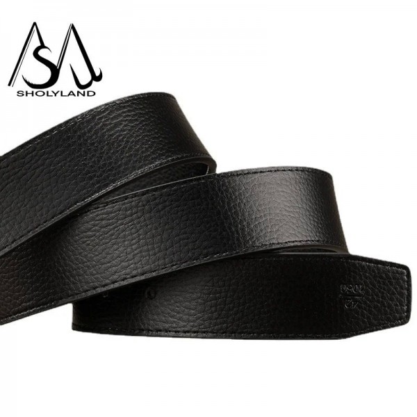 Ceinture en cuir avec lettre pour homme, ceinture en alliage lisse designer de mode polyvalent et luxe|1,98 €|OKKO MODE