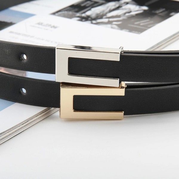 Ceinture en cuir de luxe pour femme, jean et métal noir décoratif|2,00 €|OKKO MODE