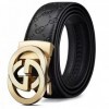 Ceinture en cuir véritable pour hommes et femmes, ceinture de jeans haute qualité 3.4c|18,89 €|OKKO MODE