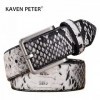 Ceinture Western en cuir pour hommes, sangle métallique luxueuse, motif de salle, design masculin|1,98 €|OKKO MODE