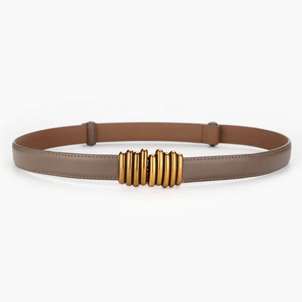 Ceinture réglable en cuir véritable pour femme, largeur de bande environnementale|3,30 €|OKKO MODE