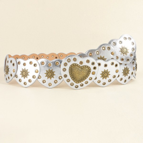 Ceinture d'amour vintage pour femmes et filles, coutures en métal|8,99 €|OKKO MODE