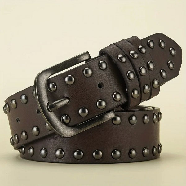 Ceinture en alliage rétro à rivets circulaires pour homme et femme - Style punk, hip hop, rock - Pour jeans bon marché|1,98 €|OKKO MODE