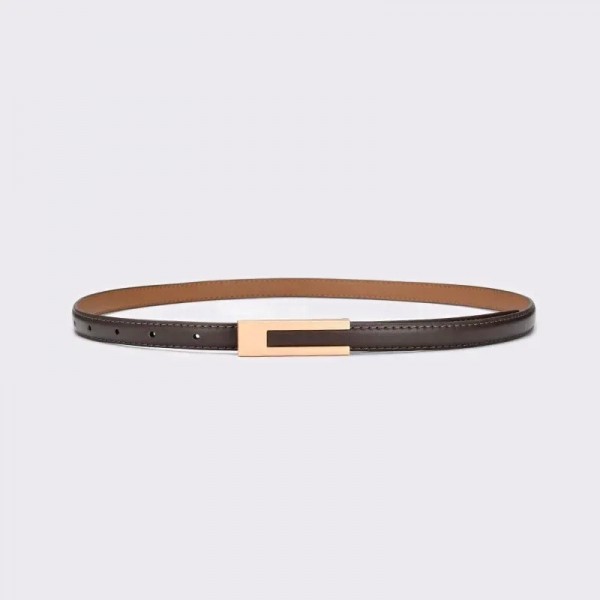 Ceinture en cuir doré pour femme, métal fin noir et blanc style luxe|2,69 €|OKKO MODE