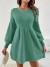Robe pull en tricot à manches longues pour femmes, style mince ligne A automne hiver | 39,00 $ | OKKO MODE
