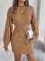 Robe en laine à col rond pour femmes, robe évidée et décontractée | 20,69 € | OKKO MODE