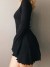 Robe élégante à ourlet irrégulier pour femme, robes basiques minces monochromatique bureau dame | 14,62 $ | OKKO MODE